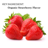 4-Pack Organic Strawberry Flavor Lip Balm. Certified USDA Organic.